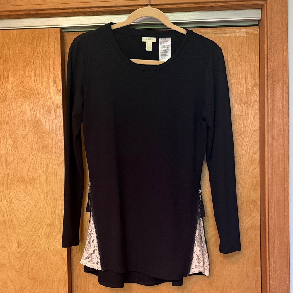 LOGO Lounge tunic length shirt